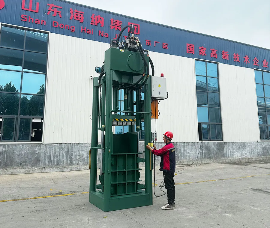 Clothing vertical baler for sale