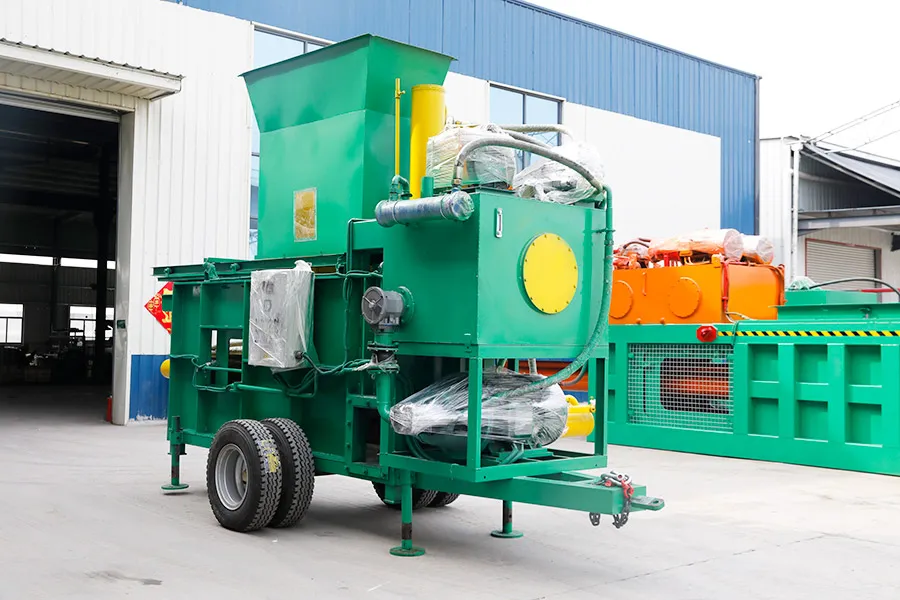 Large three-cylinder straw baler supplier